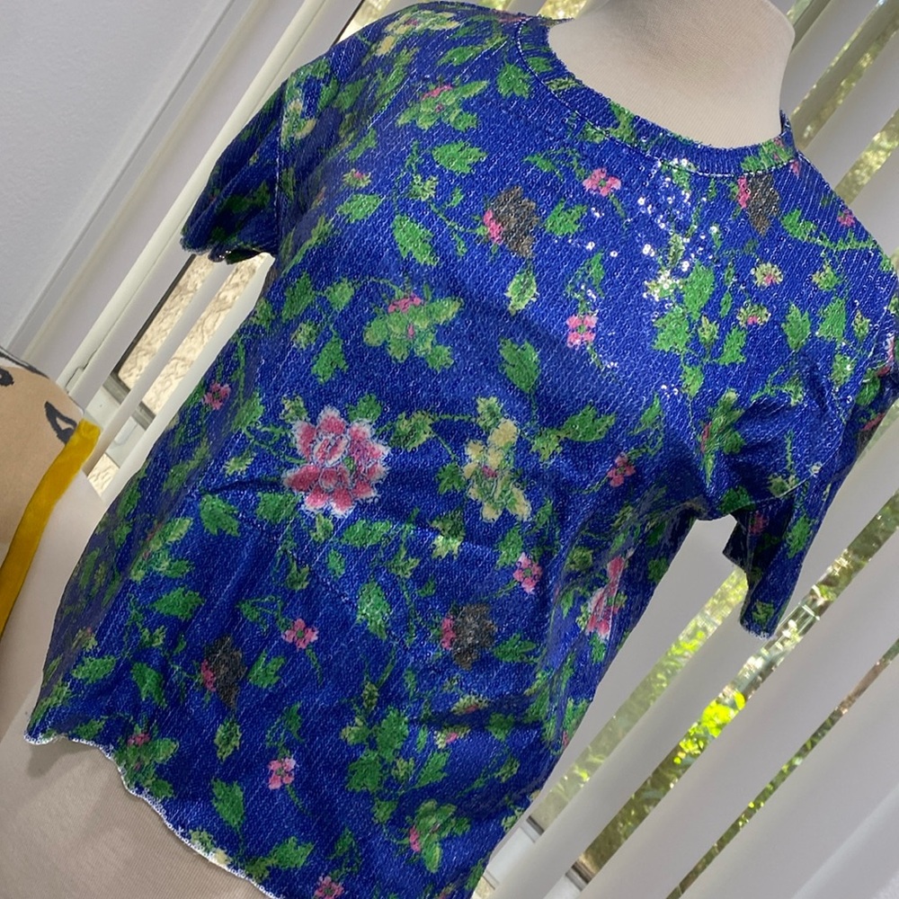 ZARA SEQUINED BLOUSE 👚
